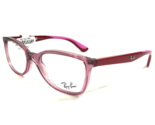 Ray-Ban Eyeglasses Frames Kids RB1586 3777 Clear Pink Purple Square 47-1... - $51.22
