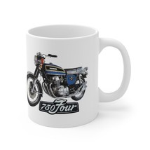 Honda CB750 Four Sapphire Blue Classic Japanese Motorcycle COFFEE MUG - £11.15 GBP