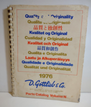 Gottlieb 1976 Pinball Machine Parts Catalog + Price List Volume N For EM... - £51.19 GBP