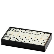 Double 6 Ivory Jumbo Dominoes With Spinners - $21.99