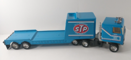 Vintage Ertl STP Richard Petty Racing Pressed Steel SEMI HAULER Truck &amp; Trailor - £79.13 GBP