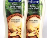 2 Ct Softsoap 20 Oz Hypoallergenic Shea Butter &amp; Cocoa Fragrance Gentle ... - £18.87 GBP