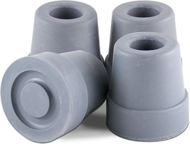 Essential Medical Supply T50012g Quad Cane Tips, Gray, 0.5 Inch (Pack of 4) - £15.17 GBP