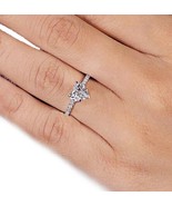 Heart diamond engagement ring, lab diamond ring, lab diamond engagement ... - $2,596.27 CAD+