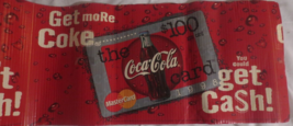 Coca-Cola Get more Coke Get Cash $100 Coca Cola Card   Shelf Wrap (24ft) - £5.87 GBP
