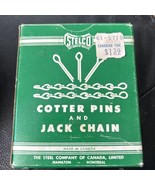 Vintage STELCO Cotter Pins In Box 100 Round COTTER pins 1/8 - £10.00 GBP