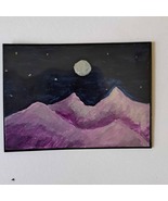 ACEO Original art Moon Mt - $5.00