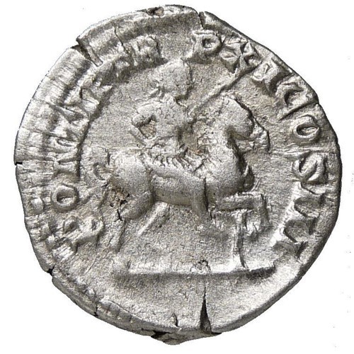 CARACALLA on Horseback with Spear EXTREMELY RARE in RIC #102 Roman Denarius Coin Item image 4