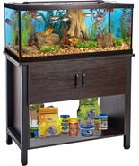 Aquarium Stand With Cabinet For Fish Tank Metal Stand Storage,40 Gallon ... - $117.99