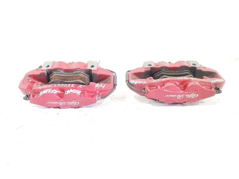 Set Of 4 Brake Caliper Red OEM 2018 Alfa Romeo Giulia  Item image 8