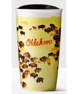 *Starbucks 2016 Oklahoma &quot;Buffalo Roam&quot; Ceramic Tumbler NEW WITH TAG - $110.37 CAD