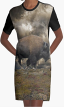 Cowgirl Kim Roaming The Plains Graphic Tee Dress - £54.81 GBP