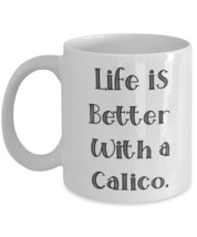 Inappropriate Calico Cat Gifts, Life is Better With a Calico, Unique Idea 11oz 1 - £11.71 GBP+