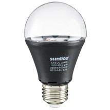 Sunlite 80114-SU LED A19 Black Light Bulb, 2 Watt, Medium Base (E26), 365nm Wave - £19.97 GBP