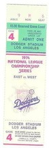 1974 NLCS ticket stub Game 4 Dodgers Pirates - $42.60