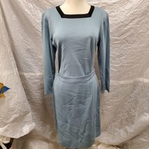 Exclusively Misook Petite Women&#39;s Blue Skirt and Top Set, Size PM and PS - $39.59