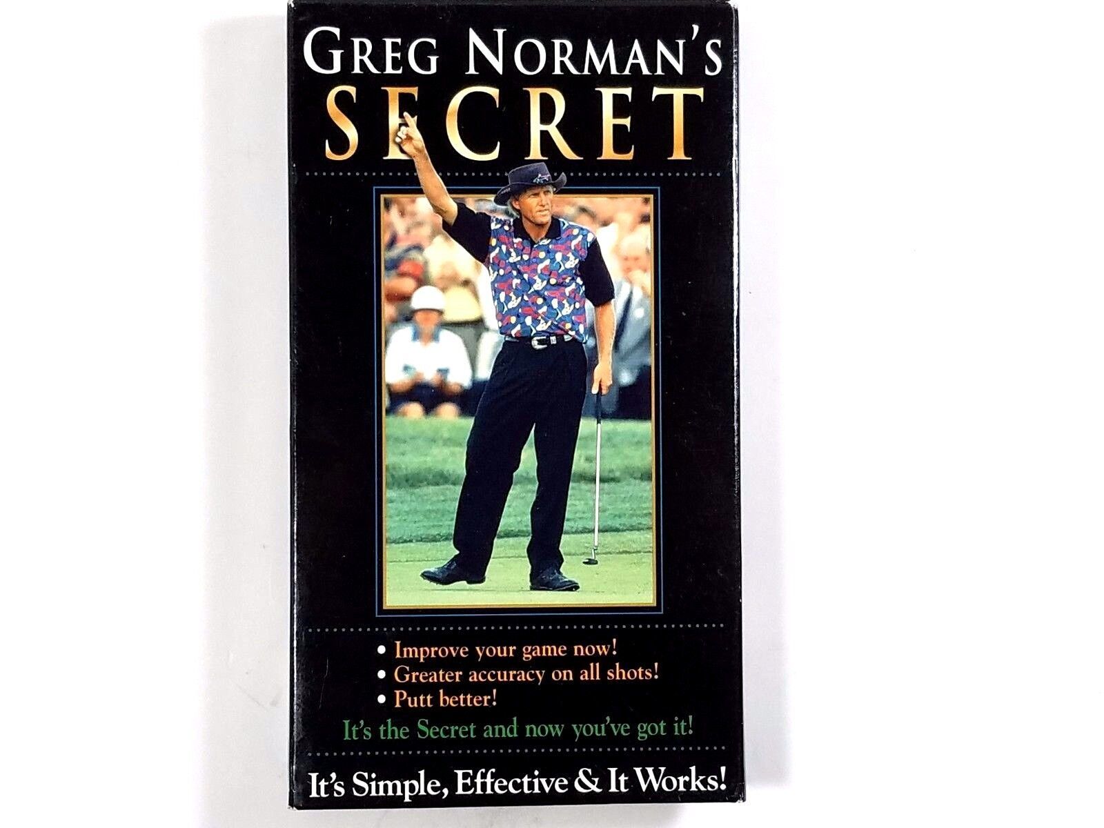 Primary image for New Greg Norman's Secret to Playing a Better Game of Golf -- VHS