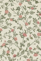 French Country Floral Contact Paper Peel And Stick Vintage Pink Floral Wallpaper - £33.79 GBP