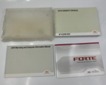 2019 Kia Forte Owners Manual Handbook Set with Case OEM C02B19024 - $40.49