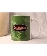 Celestial Seasonings Mug Green Floral 12oz Coffee Tea Cup 2007 New Old Stock - £9.74 GBP