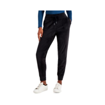 32 DEGREES Womens Activewear Velour Jogger Pants Color Black Color S - $33.96
