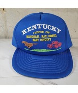 Vintage 70s Snapback Trucker Hat Script Kentucky Bluegrass Race Horse  T... - €58,95 EUR