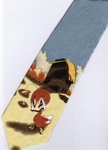 The Ugly Duckling Bird SILVER Necktie - $19.99