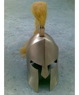 New Leonidas 300 Spartan Helmet With yellow Plume - $122.76