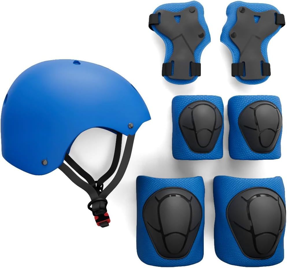 Kids Skateboard Bike Helmet Pads Set Protective Gear From Rude Boyz - Kn... - $44.92