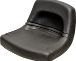 10&quot; Tall Blk Vinyl Metal Pan Seat w/ Multiple Mounting Pattern For Const... - $54.99