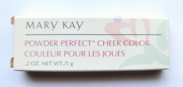 One Mary Kay Powder Perfect Cheek Color Blush Mulberry #6210 New Old Stock - £7.15 GBP