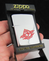 RARE Zippo Lighter 1992 vintage &quot;OK CAFE&quot; advertising CASE PAPERS &amp; NEVE... - £51.85 GBP
