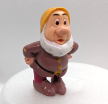 Disney Mattel Sneezy Snow White Seven Dwarfs Loose 2&quot; PVC Figure 1993 Vi... - $5.50