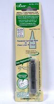 Clover Chaco Liner Pen Chalk Refill Silver - $6.34