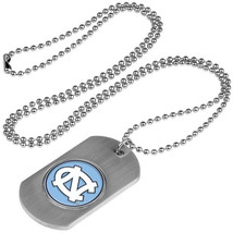 North Carolina Tar Heels Dog Tag Necklace with a embedded collegiate med... - $15.00
