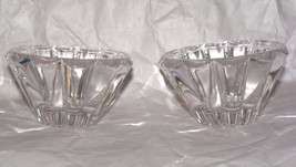 2 Rosenthal Classic Clear Cut Lead Crystal Decorative Bowls 2 3/4&quot; x  4&quot; x 2&quot; - £27.30 GBP