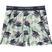 Duluth Trading Co Mens Dang Soft Pattern Boxers in Palm Fronds 11704 - £23.25 GBP