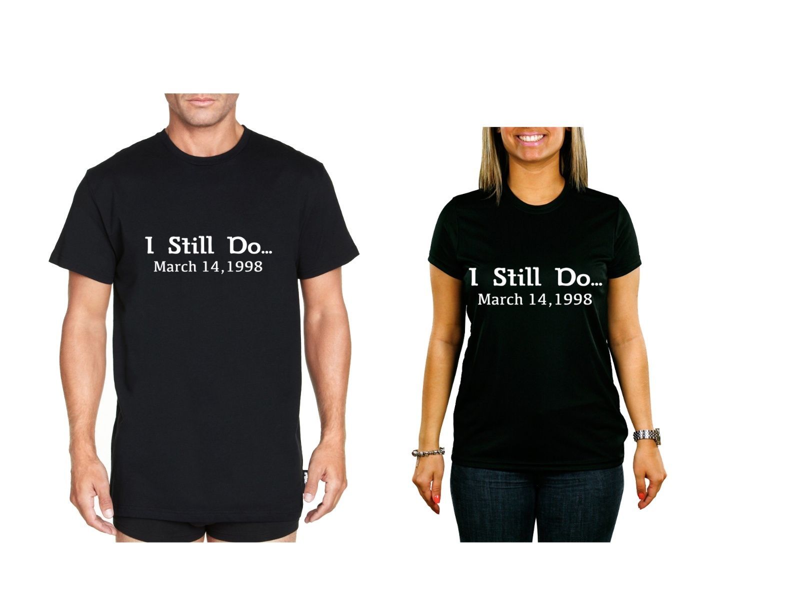 Personalized I Still Do COuple T Shirts Wedding Anniversary  - $32.00