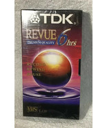 TDK Revue VHS T-120 - Blank Video Cassette Tape NEW Sealed - $14.89 CAD