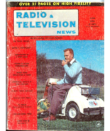 Radio &amp; Television News Magazine June 1956 Wrist Radio, High Fidelity, V... - £6.68 GBP