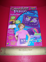 Craft Gift Yarn Activity Set Bojeux Learn Crochet Purple Purse Kit Art Supplies - £15.05 GBP