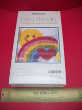 Craft Gift Yarn Activity Set Wonder Art Sunshine Rainbow Latch Hook Kit Supplies - £15.16 GBP