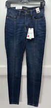 Judy Blue High Waist Skinny Jeans Womens 1/25 Blue Stretch Denim Mid Seams NEW - £61.33 GBP