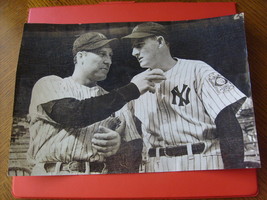 1939  RED  RUFFING  /  ATLEY  DONALD   AUTHENTICATED  PRESS  PHOTO   !! - £47.20 GBP