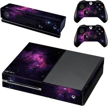 Microsoft Xbox One Console Black And Purple Galaxy Nebular Fottcz Whole Body - £25.27 GBP