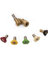 High Pressure Washer Nozzle Tips Wand Pivot Coupler Gun Power Spray Kit ... - $535.33 MXN