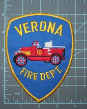 VERONA Fire Department NEW YORK Oneida NY Sew On Uniform Patch - £7.00 GBP
