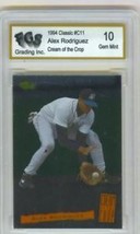 1994 Classic Alex Rodriguez Rookie Gem Mint 10 - £18.68 GBP