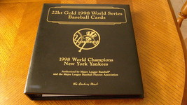 1998  Danbury  Mint  22  Kt  Yankees  World  Series  Baseball  Cards  Complete ! - £117.15 GBP