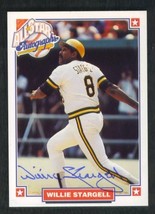 1993   Willie  Stargell  Authenticated  Autograph   Nabisco    Near  Mint   !! - £23.76 GBP